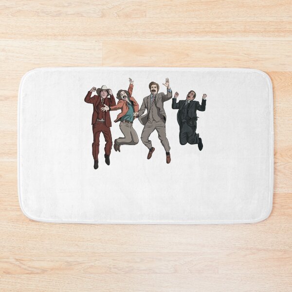 Item preview, Day Gifts Ron Burgundy Anchorman Crew Jumping Cute Gifts designed and sold by ZackOKon.