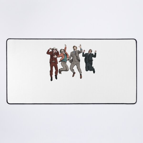 Item preview, Day Gifts Ron Burgundy Anchorman Crew Jumping Cute Gifts designed and sold by ZackOKon.