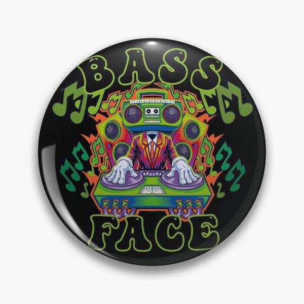 Item preview, Bass Face Boom Box DJ - Black designed and sold by NoMatterLab.