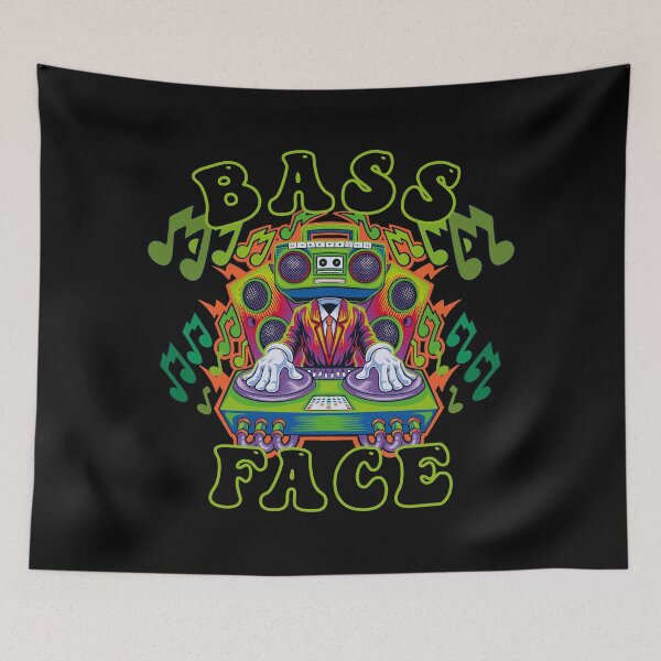 Item preview, Bass Face Boom Box DJ - Black designed and sold by NoMatterLab.