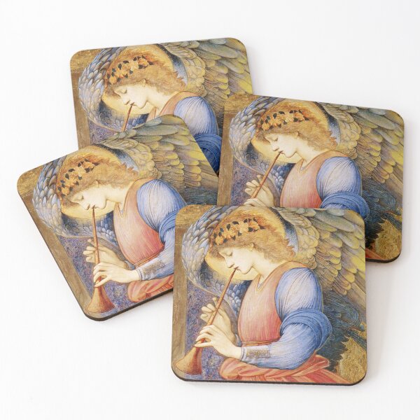 Item preview, Angel Playing Flageolet - by Edward Burne - Jones designed and sold by Angelkrs.