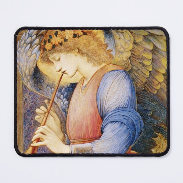 Item preview, Angel Playing Flageolet - by Edward Burne - Jones designed and sold by Angelkrs.