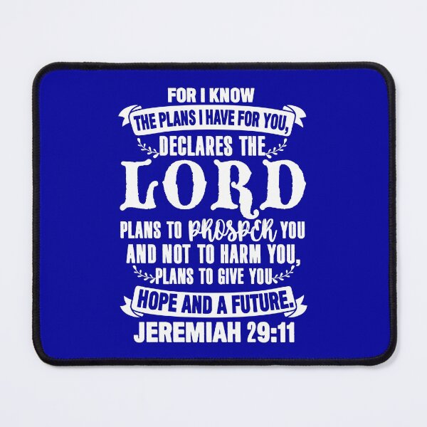 Item preview, Jeremiah 29:11 For I Know The Plans I Have For You designed and sold by plushism.
