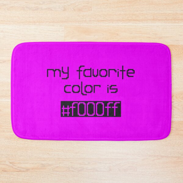 Item preview, My Favorite Color Is #f000ff designed and sold by rin3d .