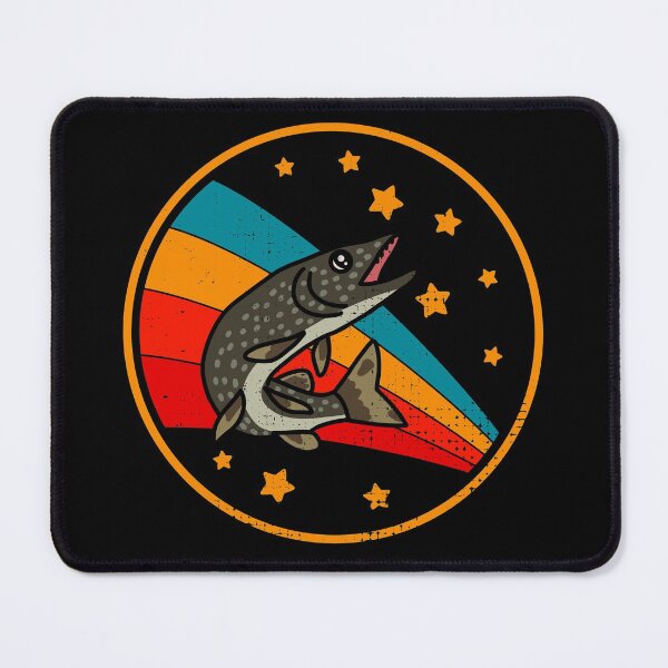 Item preview, Retro Northern Pike in Space Fishing Sport And Angling Fisherman designed and sold by JokeGysen.