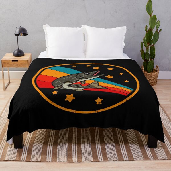 Item preview, Retro Northern Pike in Space Fishing Sport And Angling Fisherman designed and sold by JokeGysen.