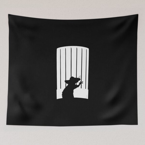 Item preview, Ratattouille Chef Hat Remy Silhouette designed and sold by CarlosBauer.