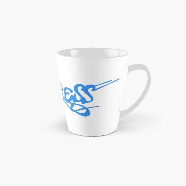 Keep Calm and Press On Mug for AeroPress Fans [Blue]