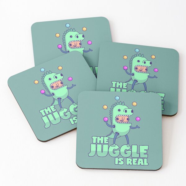 Item preview, Juggling Saying The Juggle Is Real Dino Costume designed and sold by voidea.