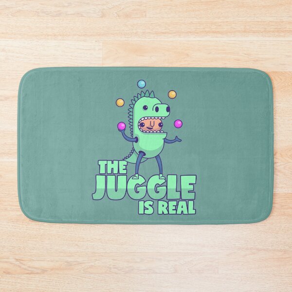 Item preview, Juggling Saying The Juggle Is Real Dino Costume designed and sold by voidea.