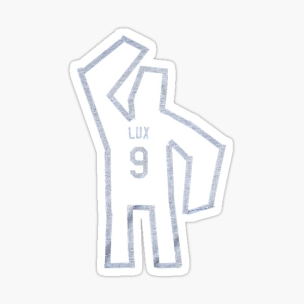 Justin Turner White Die Cut Vinyl Sticker | Dodger Monster | Baseball Art |  Dodgers Stickers