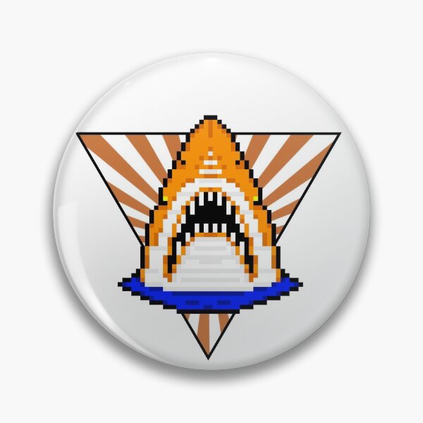 Item preview, Pixel Shark Orange designed and sold by ededed21.