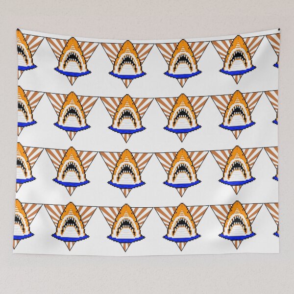 Item preview, Pixel Shark Orange designed and sold by ededed21.