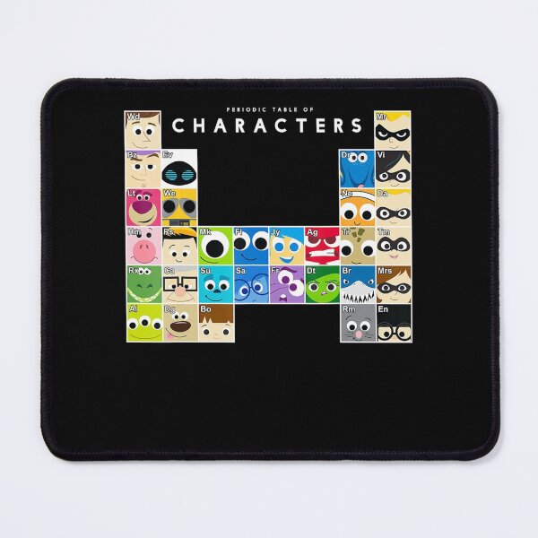 Item preview, Movie Characters Periodic Table designed and sold by CarlosBauer.