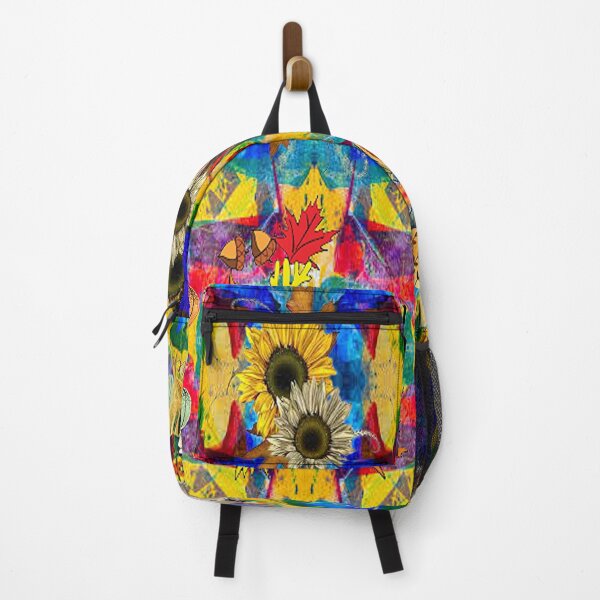 Item preview, Vibrant Abstract Sunflower Pumpkin Thanksgiving Design, Plaid and all things pumpkin Thanksgiving ,Thankful Grateful Blessed, Pumpkin spice and all things nice designed and sold by Adri Barnard.