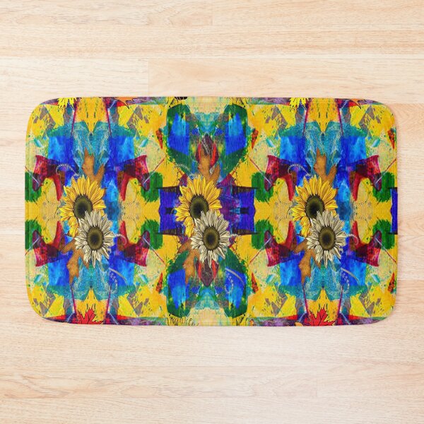Item preview, Vibrant Abstract Sunflower Pumpkin Thanksgiving Design, Plaid and all things pumpkin Thanksgiving ,Thankful Grateful Blessed, Pumpkin spice and all things nice designed and sold by Adri Barnard.