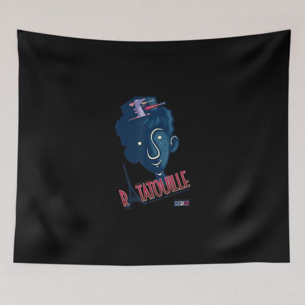 Item preview, Ratattouille Alfredo And Remy Blue Hue Portrait designed and sold by CarlosBauer.