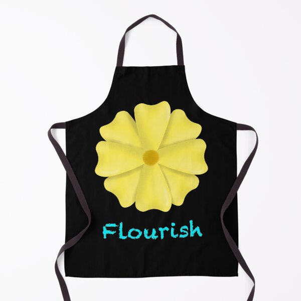 Item preview, Flourish Yellow Flower designed and sold by Cooper Lynn Designs.