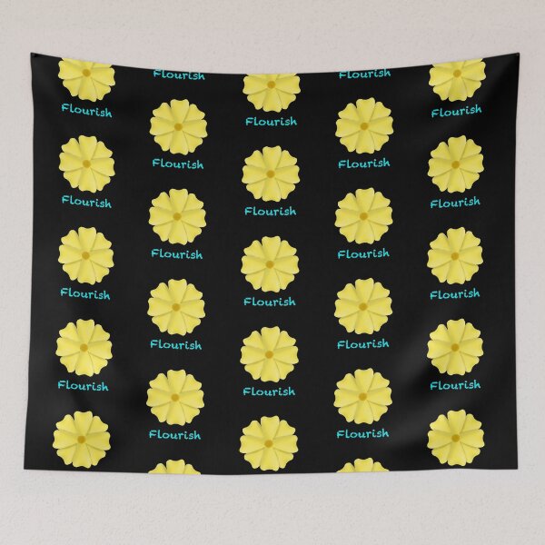 Item preview, Flourish Yellow Flower designed and sold by Cooper Lynn Designs.