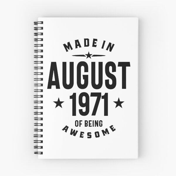 Item preview, Made in August 1971 Birthday Vintage Retro Funny designed and sold by cidolopez.