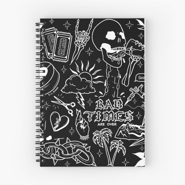 Item preview, “BAD TIMES ARE OVER” End of Lockdown tattoo flash design designed and sold by Katartstrophe.
