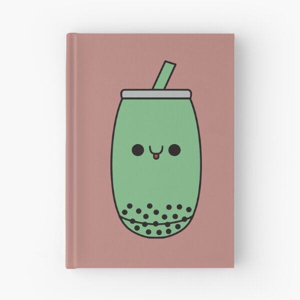 Item preview, Cute Kawaii Honeydew Bubble Tea designed and sold by KawaiiByDice.