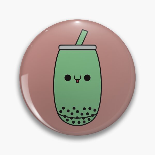 Item preview, Cute Kawaii Honeydew Bubble Tea designed and sold by KawaiiByDice.