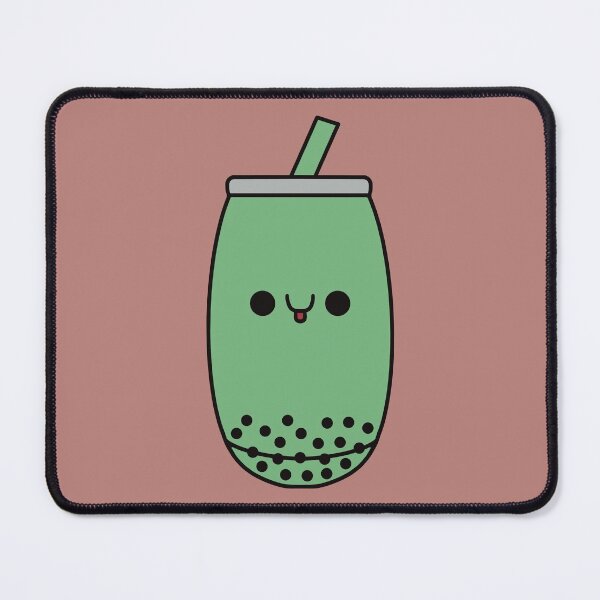 Item preview, Cute Kawaii Honeydew Bubble Tea designed and sold by KawaiiByDice.