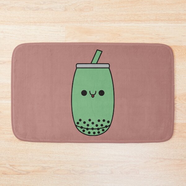 Item preview, Cute Kawaii Honeydew Bubble Tea designed and sold by KawaiiByDice.