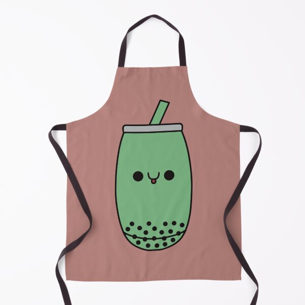 Item preview, Cute Kawaii Honeydew Bubble Tea designed and sold by KawaiiByDice.