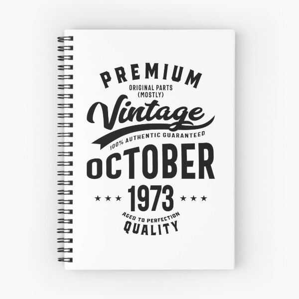 Item preview, Premium Original Vintage October 1973 Birthday Retro Funny designed and sold by cidolopez.