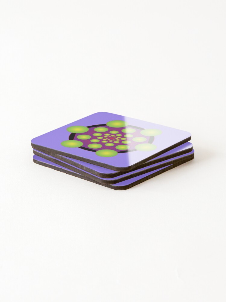 Thumbnail 4 of 5, Coasters (Set of 4), Estivation designed and sold by InfinitePathArt.