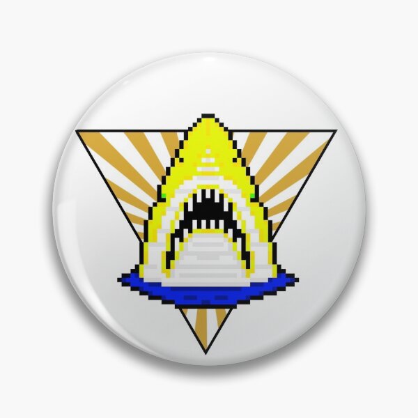 Item preview, Pixel Shark Yellow designed and sold by ededed21.