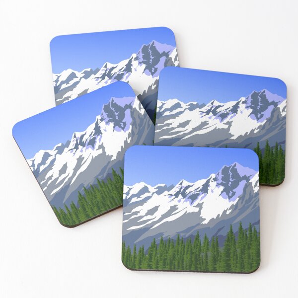 Item preview, Mountain Pine Forest Illustration designed and sold by JTS STORE.