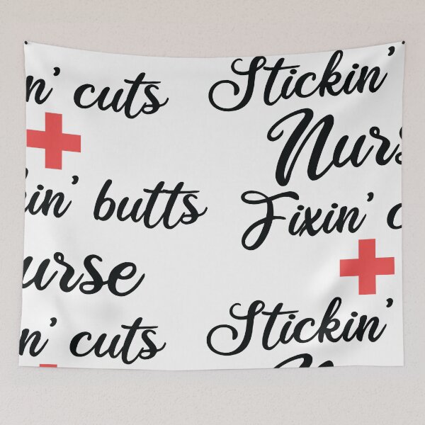 Item preview, Nurse quote with black letters designed and sold by portokalis.