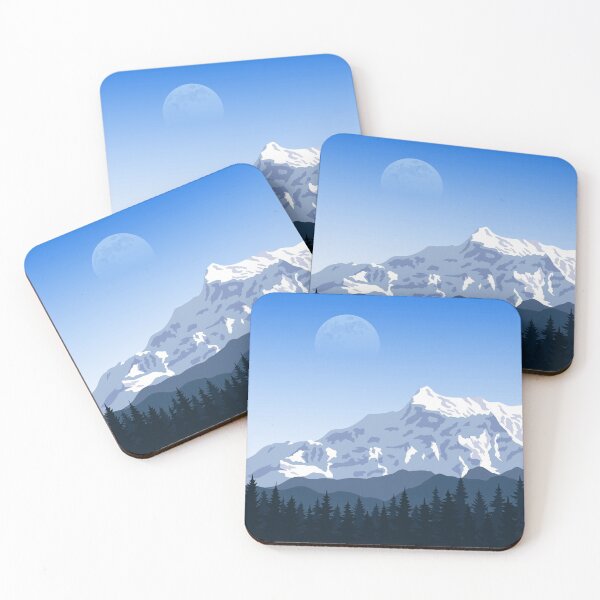 Item preview, Mountain Range With Forest Art designed and sold by JTS STORE.
