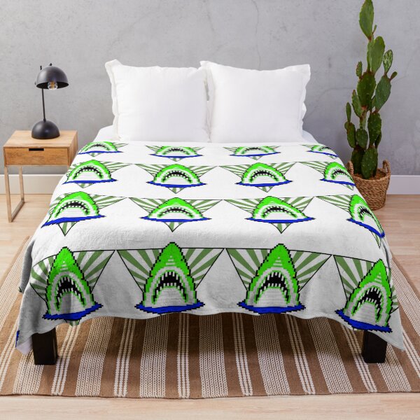 Item preview, Pixel Shark Green designed and sold by ededed21.