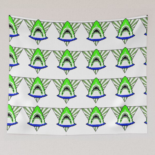 Item preview, Pixel Shark Green designed and sold by ededed21.