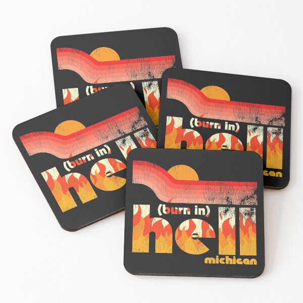 Aperçu de l'œuvre (Burn in) Hell, Michigan Retro Travel créée et vendue par ourkid.