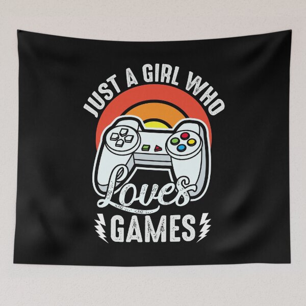 Item preview, Gaming - Just a girl who loves video games designed and sold by jocliyu.