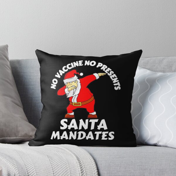 Item preview, No Vaccine No Presents Dabbing Santa Mandates designed and sold by RGRamsey.