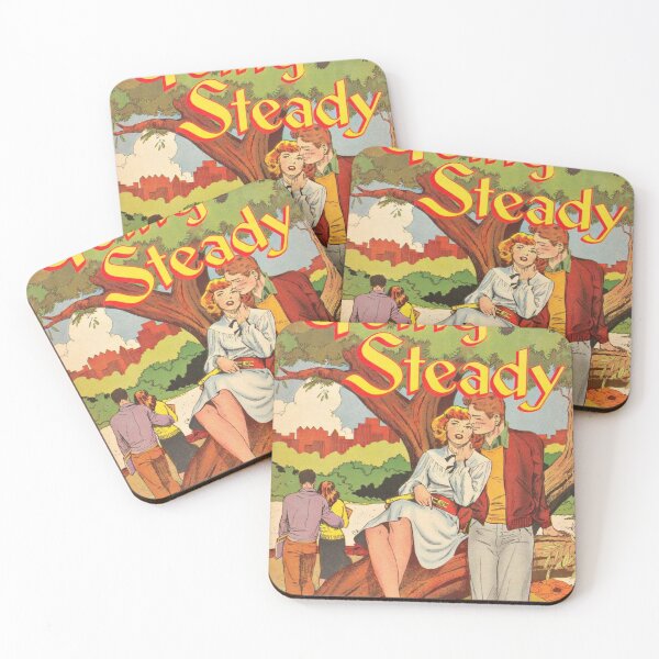 Item preview, Going Steady Romantic Love Comic Book Cover Vintage Romance Vintage Comics Comicbook designed and sold by Imakeyouhappy.