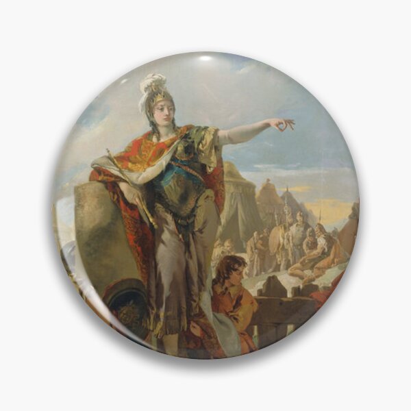Item preview, Queen zenobia painting designed and sold by Vintage Designs +.