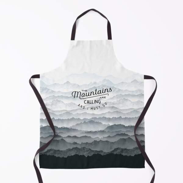 Item preview, The mountains are calling ... designed and sold by Rebecca Reck Art.