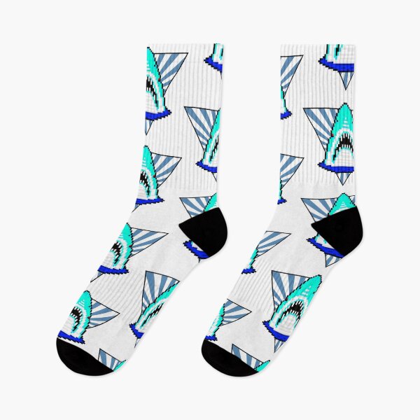 Item preview, Pixel Shark Blue designed and sold by ededed21.
