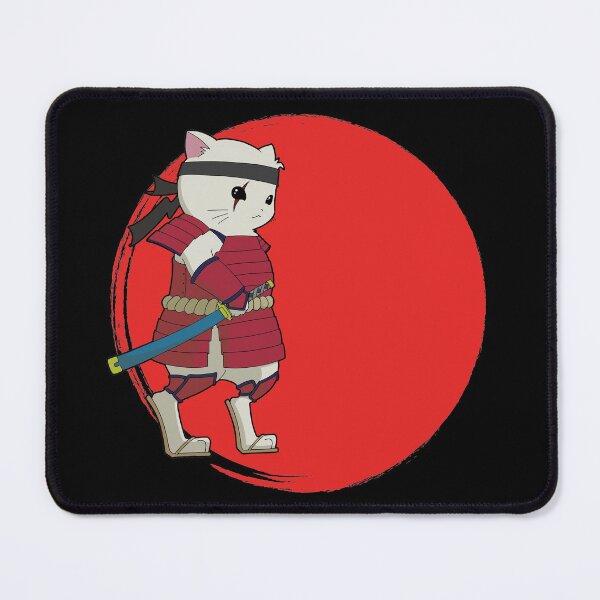 Item preview, The Samurai Cat designed and sold by kittengallery.