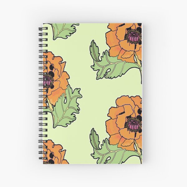 California Poppy Spiral Notebook