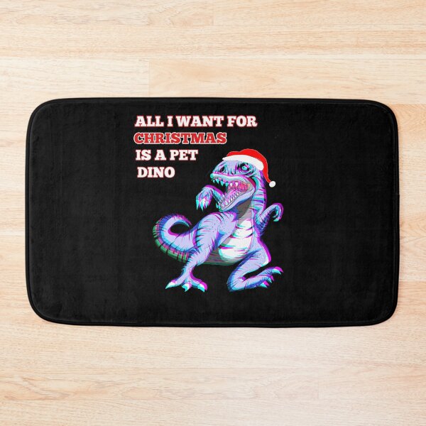 Item preview, Funny All I want for Christmas is a pet Dinosaur  designed and sold by Jam3x.