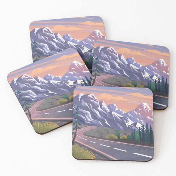 Item preview, Road Leading Natural Mountain Landscape designed and sold by JTS STORE.
