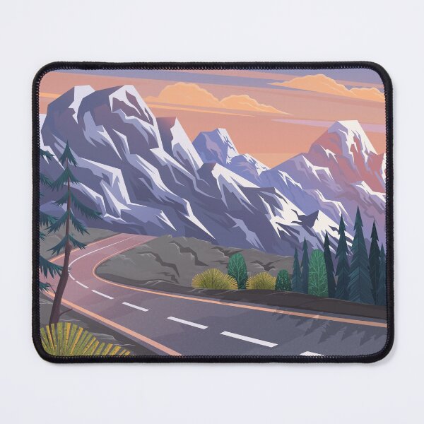 Item preview, Road Leading Natural Mountain Landscape designed and sold by JTS STORE.